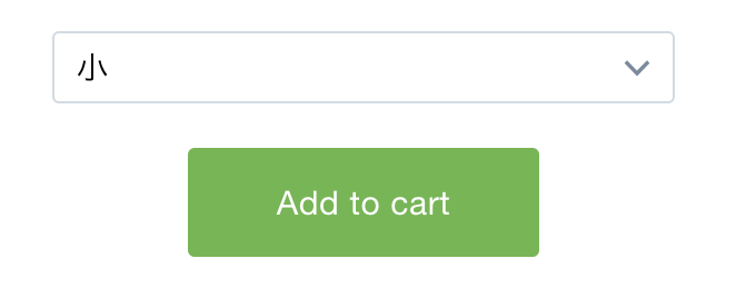Shopify販売チャネルBuy Button「商品購入ボタン」レイアウトスタイル「ベーシック」